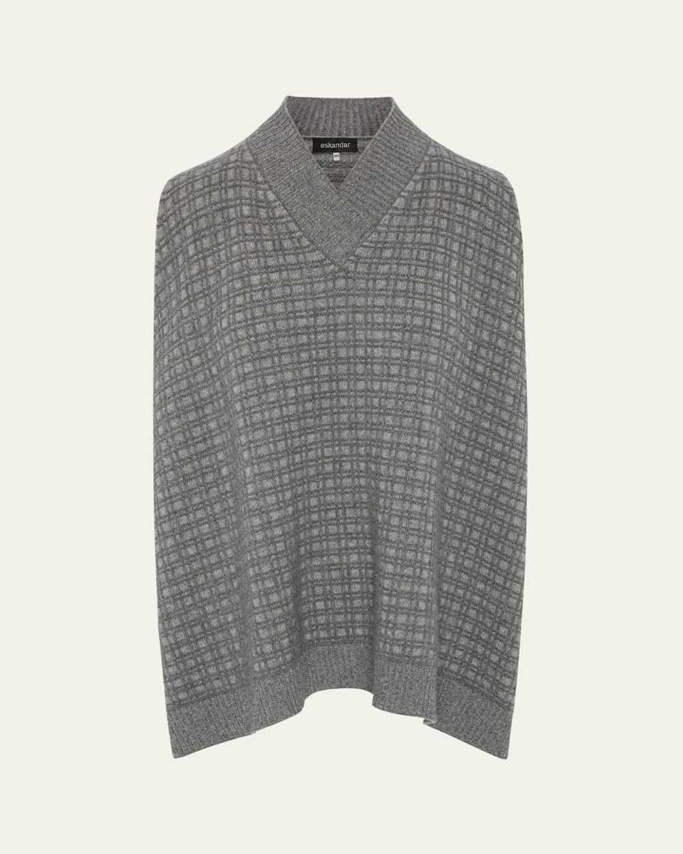 Sleeveless A-Line Crossover V-Neck Sweater (Mid Plus Length)